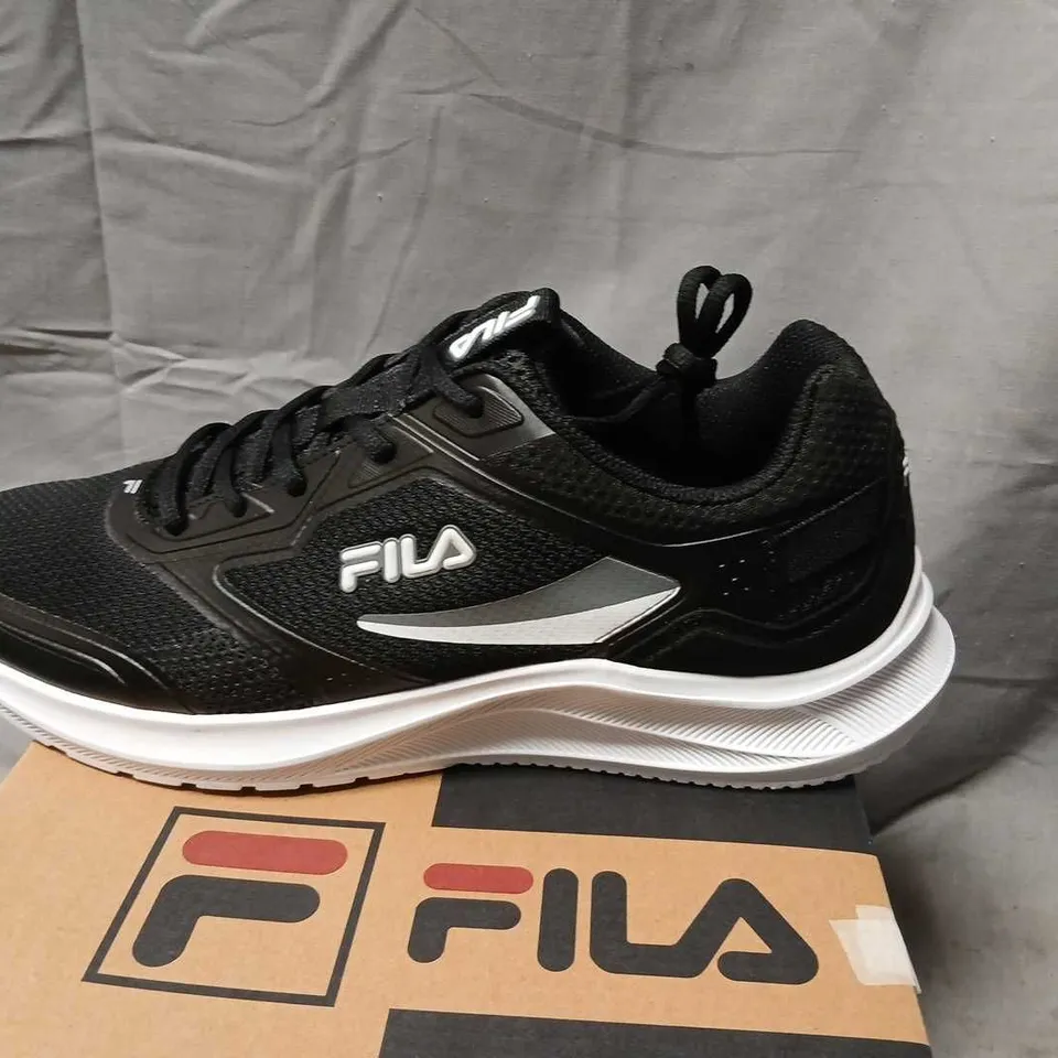FILA BLACK MESH TRAINERS – MEN'S UK 10 (US 11)