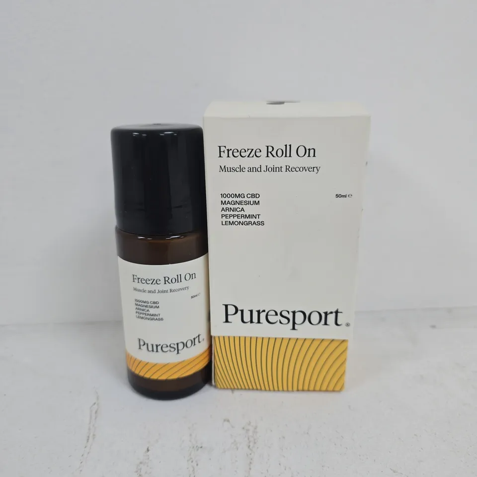 BOXED PURESPORT FREEZE ROLL ON MUSCLE AND JOINT RECOVERY (50ML)