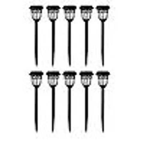 GARDEN STORIES CLASSIC DUAL FUNCTION SOLAR GLASS STAKE LIGHTS