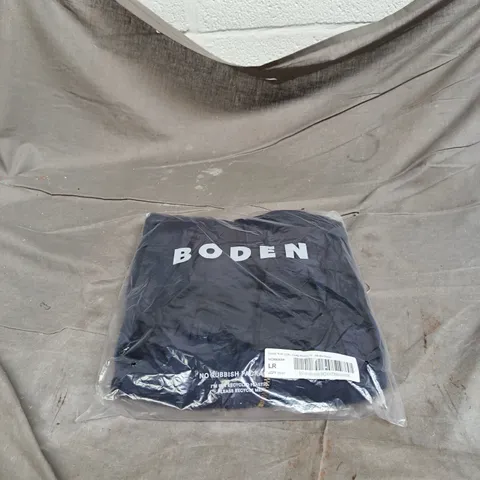 BODEN WOMENS LONG SLEEVE MIX MEDIA DRESS NAVY SIZE 12R TAGGED