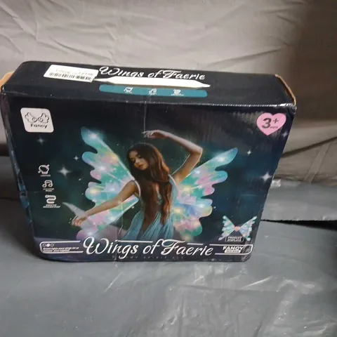 WINGS OF FAERIE FAIRY WINGS COSTUME – BOXED TOY (AGES 3+) (VERIFY MODEL)
