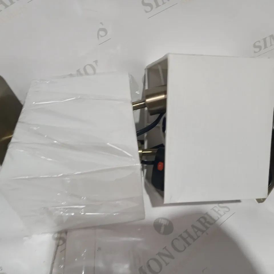 JOHN LEWIS RUBY DUO BRASS TABLE LAMP