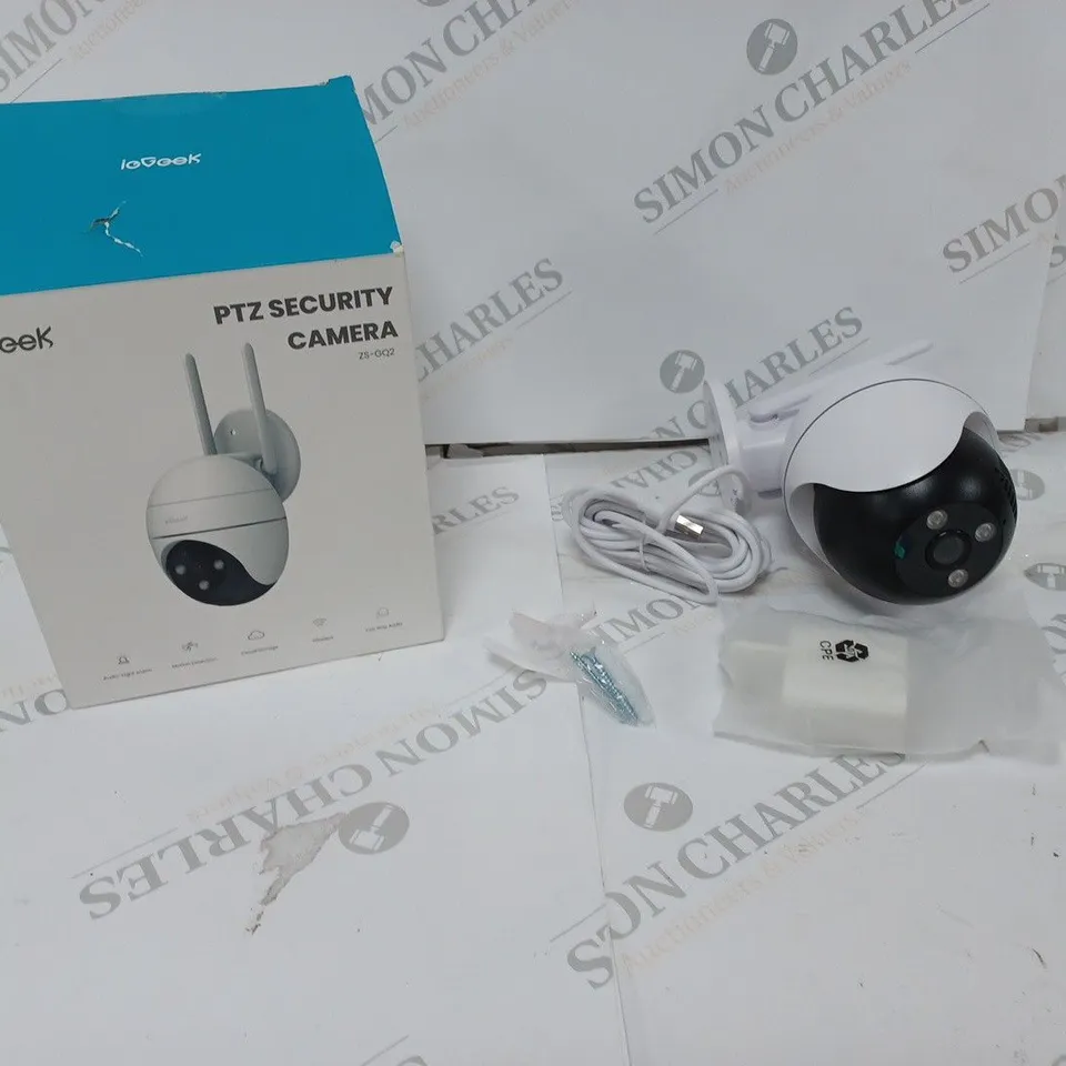 IOGEEK PTZ SECURITY CAMERA ZS-GQ2 BOXED 