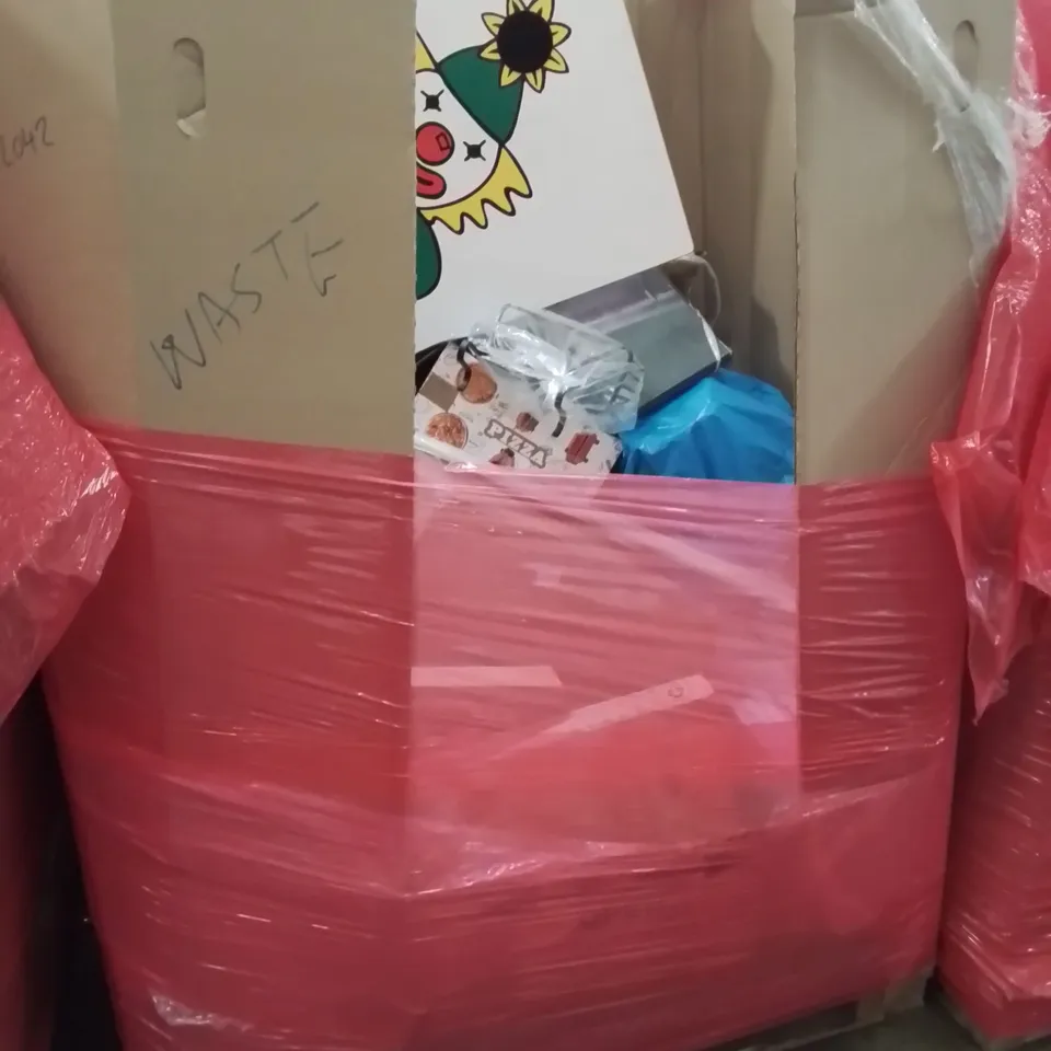 PALLET OF ASSORTED HOUSEHOLD ITEMS TO INCLUDE AURORA, PLACE MATS AND KIDS ACTIVITIES 