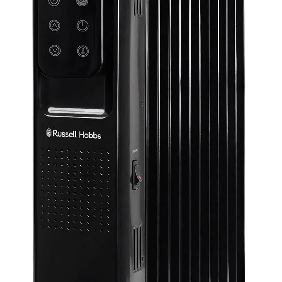 BOXED RUSSELL HOBBS RHOFR2521B-D PORTABLE OIL-FILLED RADIATOR - BLACK