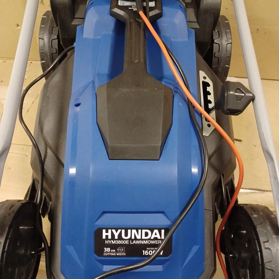HYUNDAI HYM3800E 1600W 230V CORDED ELECTRIC ROTARY LAWNMOWER