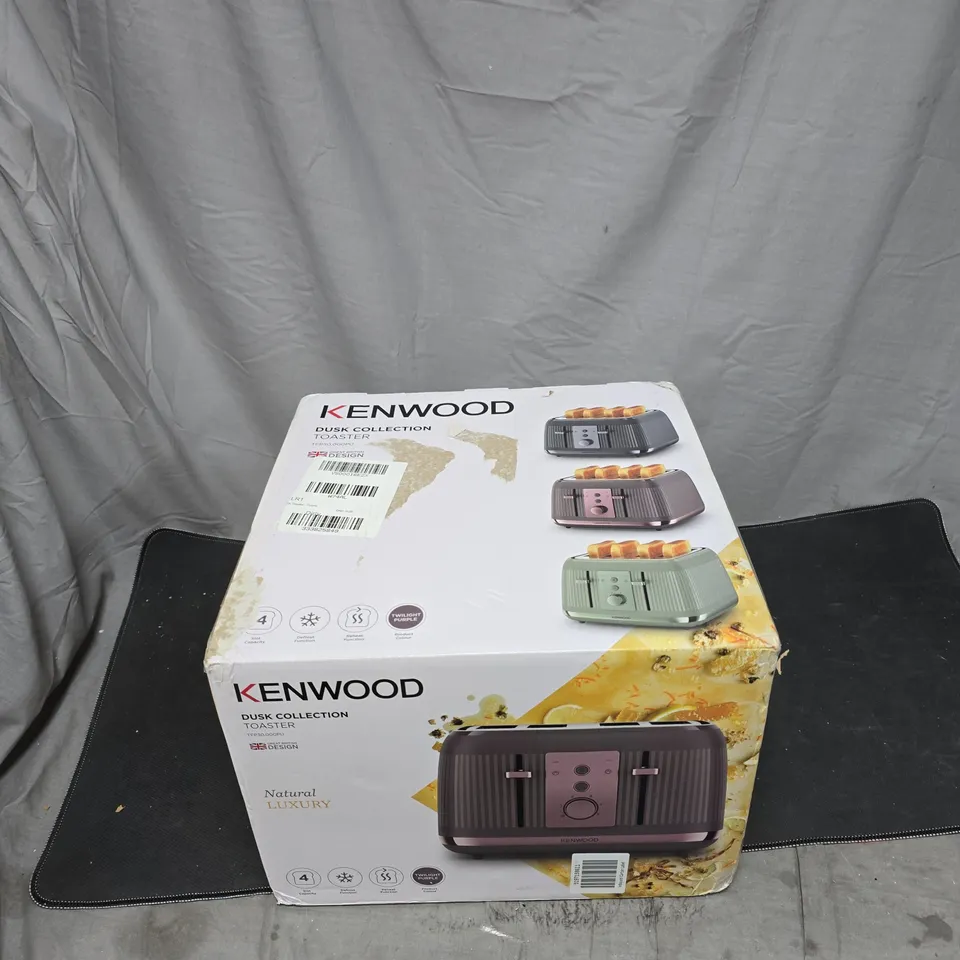 KENWOOD DUSK COLLECTION TOASTER – PURPLE, 4-SLICE, BOXED