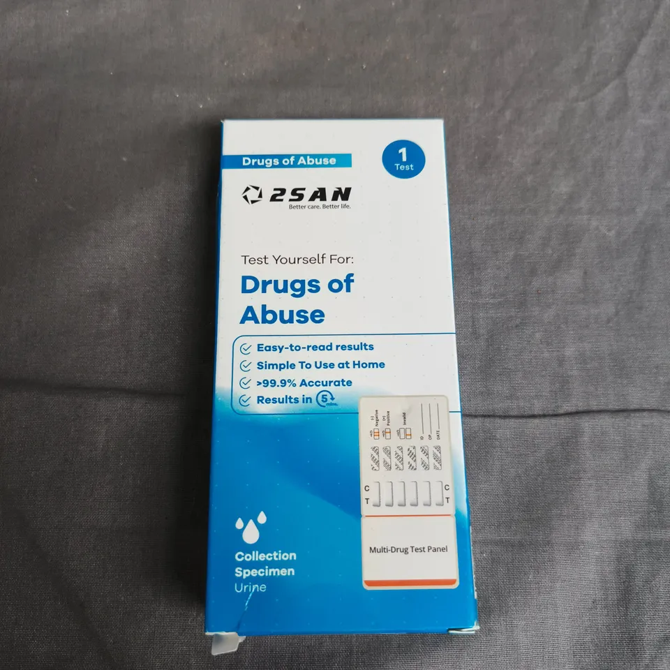 2SAN DRUGS OF ABUSE MULTI-DRUG TEST PANEL – 1 TEST (URINE) – LARGE QUANTITY