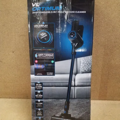 BOXED TOWER VL100 OPTIMUM 29.6V CORDLESS 3-IN-1 POLE VACUUM CLEANER 
