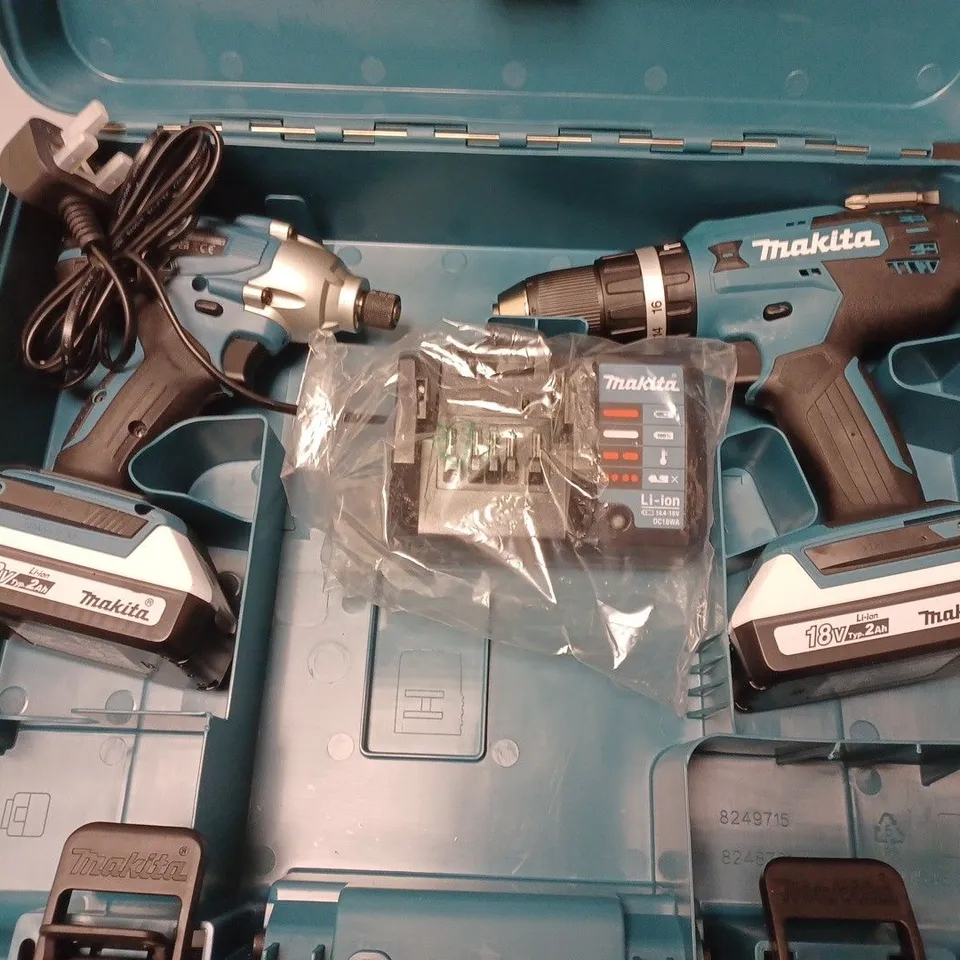 MAKITA 18V G-SERIES COMBI & IMPACT DRIVER KIT RRP £179.99