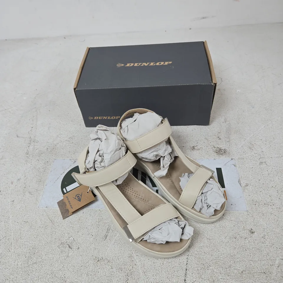 DUNLOP SERAFINA SANDALS BONE WHITE – UK 8