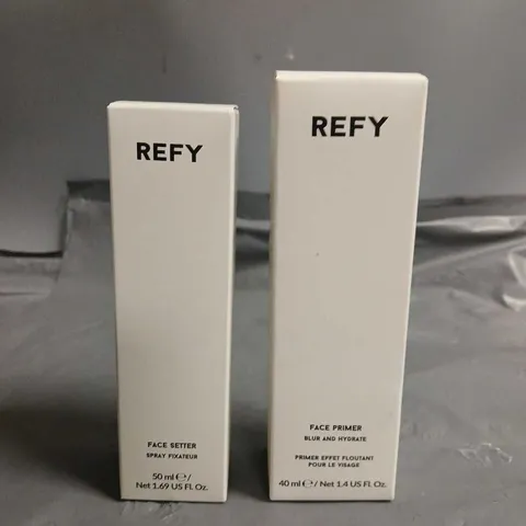 REFY LOT OF 2 ASSORTED SEALED COSMETIC PRODUCTS TO INCLUDE - FACE PRIMER - FACE SETTER