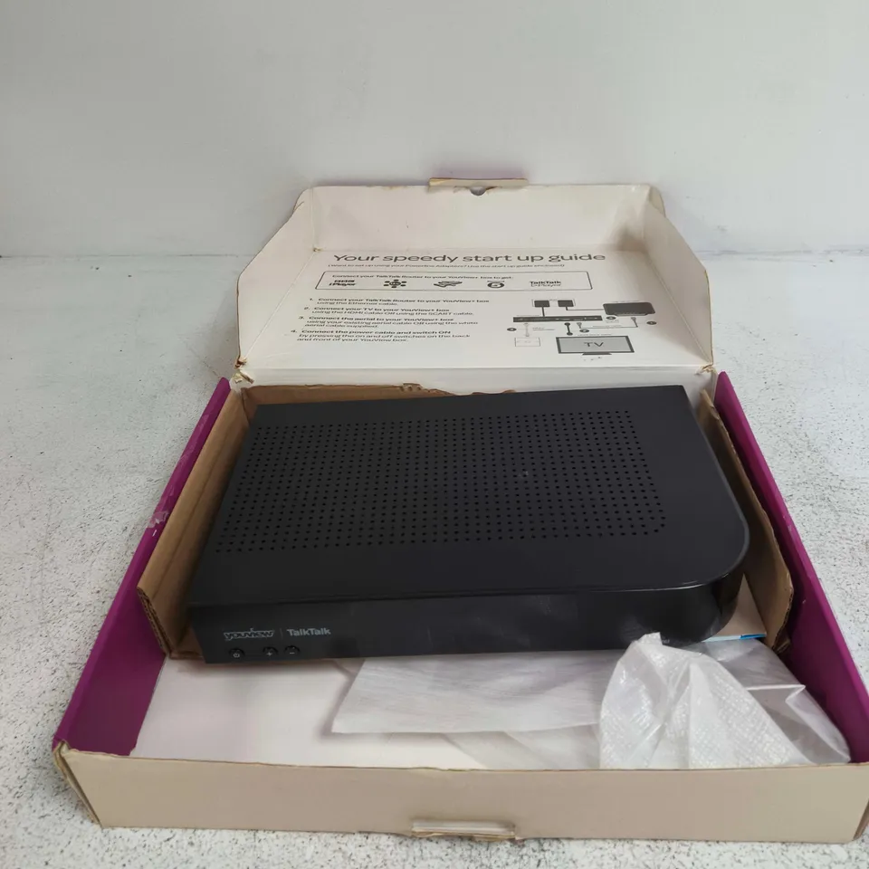 TALKTALK YOUVIEW TV SET-TOP BOX – BOXED