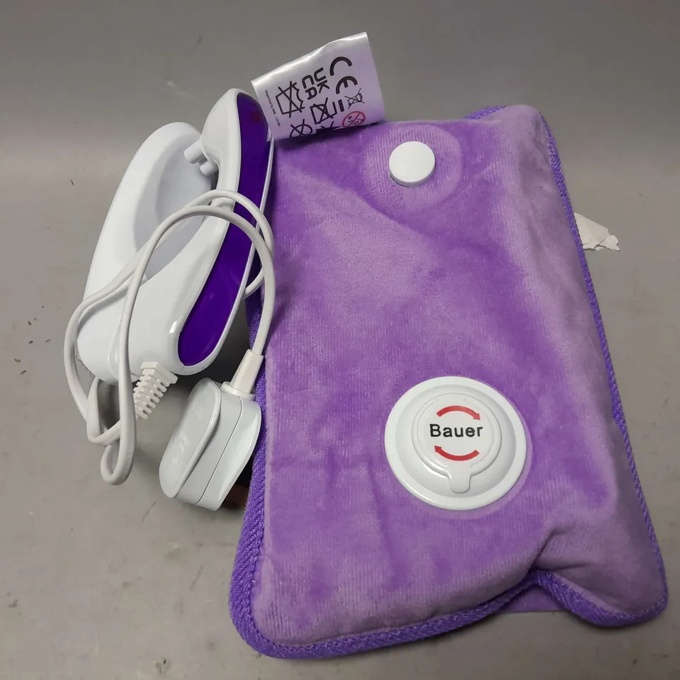 BOXED BAUER ELECTRIC HOT WATER BOTTLE