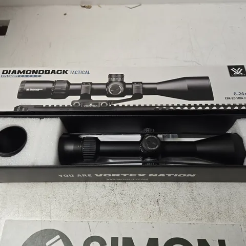 BOXED VORTEX DIAMONDBACK TACTICAL RIFLESCOPE 6-24X50 