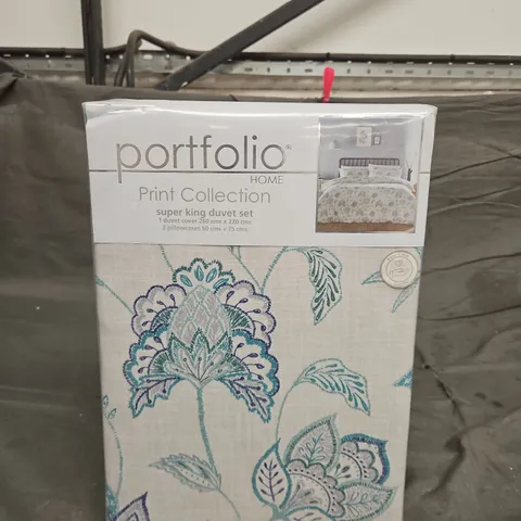 PORTFOLIO SUPER KING DUVET SET