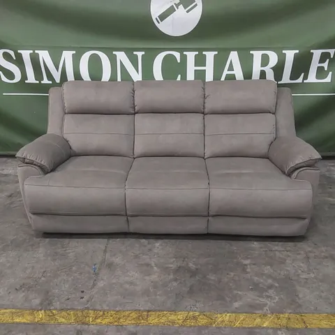 QUALITY DESIGNER VELVET UPHOLSTERED 3-SEATER SOFA