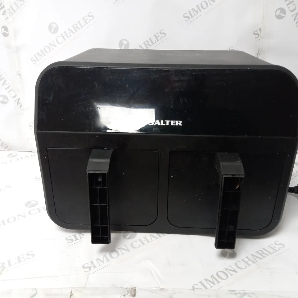 SALTER DUAL 7.4L AIR FRYER IN BLACK -  EK4750BLK  RRP £99.99