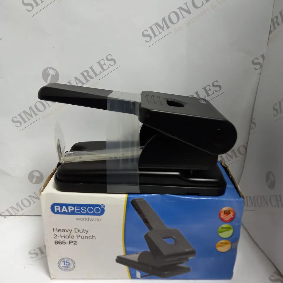 BOXED RAPESCO HEAVY DUTY 2-HOLE PUNCH 