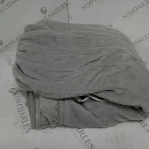 COZEE HOME VELVETSOFT HEATED THROW IN STONE