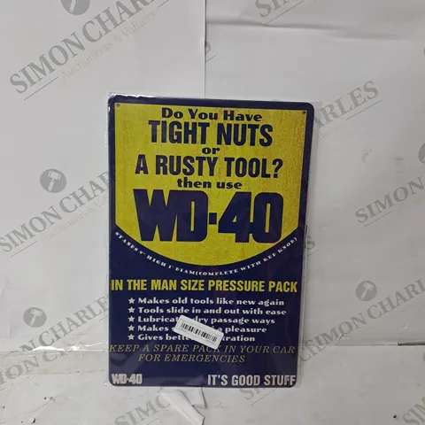 METAL WD-40 POSTER