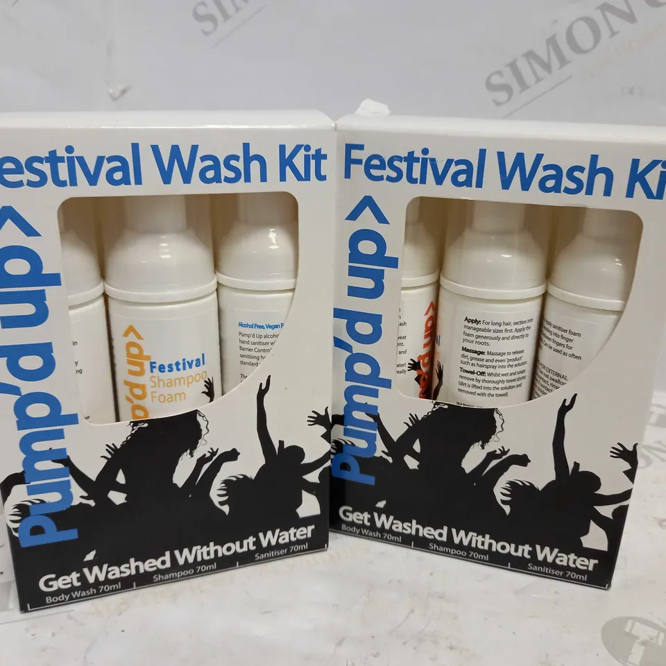 PUMP'D UP FESTIVAL WASH KIT x2