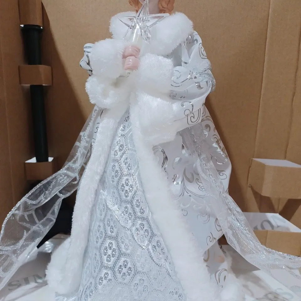 BOXED MR CHRISTMAS FIBER OPTIC ANIMATED ANGEL