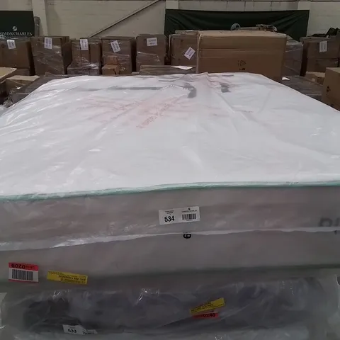 QUALITY BAGGED NOVILLA 27CM ORTHO MEMORY FOAM POCKET SPRUNG ZONED MATTRESS - 150CM KING SIZE