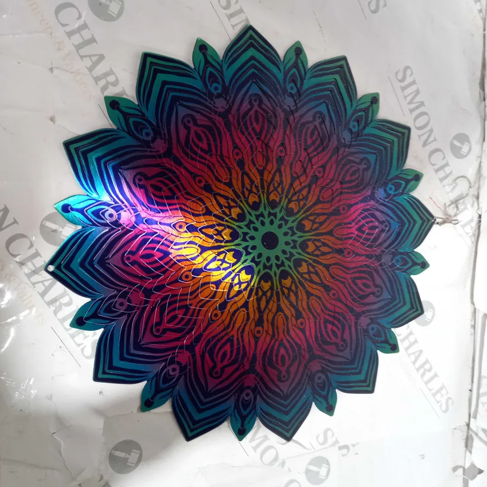 HOME2GARDEN OVERSIZED MANDALA WIND SPINNER