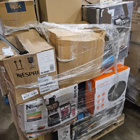 PALLET OF APPROXIMATELY 15 UNPROCESSED RAW RETURN HOUSEHOLD AND ELECTRICAL GOODS TO INCLUDE;