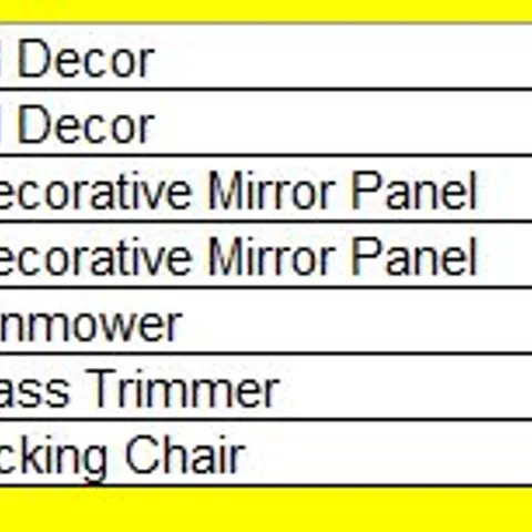 PALLET OF APPROXIMATELY 7 ASSORTED HOUSEHOLD AND GARDEN PRODUCTS TO INCLUDE;