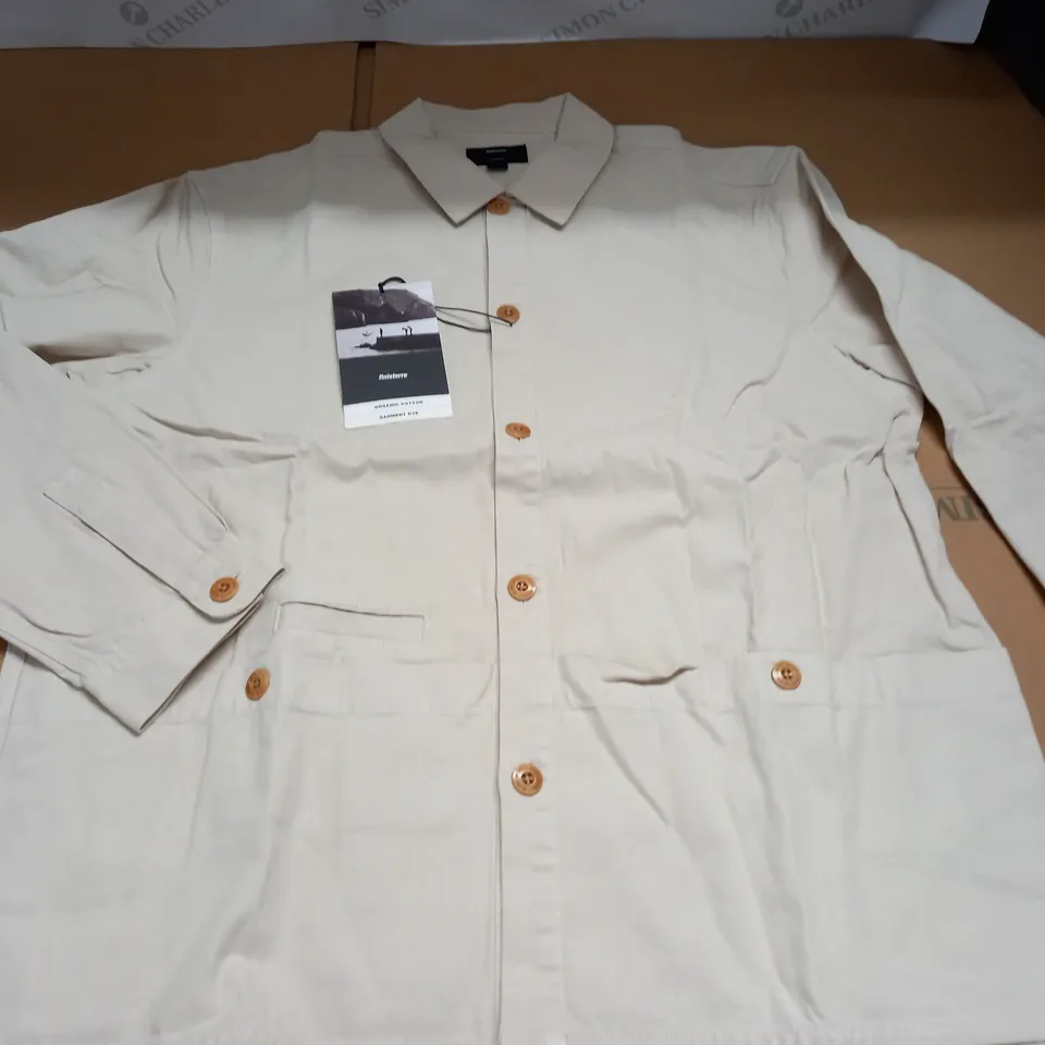 FINISTERRE TONKIN WORK SHIRT IN BIRCH - L