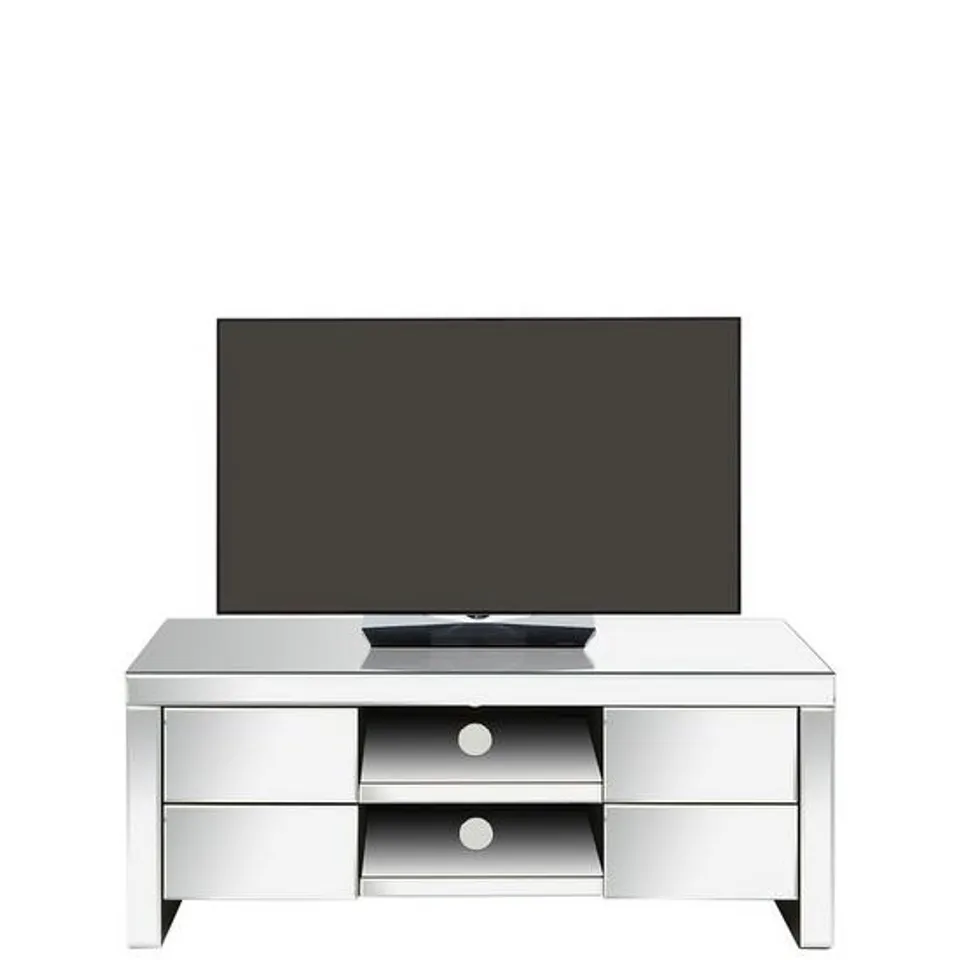 BOXED GRADE 1 MONTE CARLO MIRRORED TV UNIT (1 BOX) RRP £199