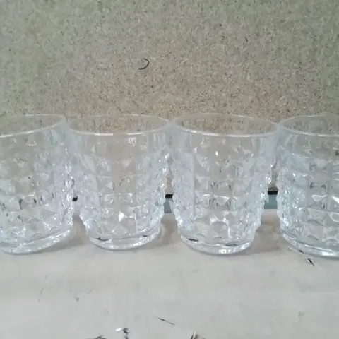 BOXED RUCKMAN 330ML 4PK GLASS TUMBLERS