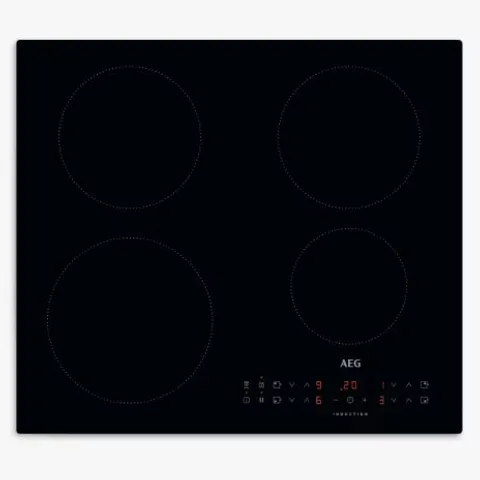 AEG IKX64301CB 60CM INDUCTION HOB, BLACK