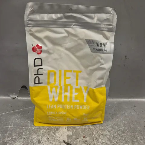SEALED PHD DIET WHEY LEAN PROTEIN POWDER - VANILLA CRΓME - 1KG