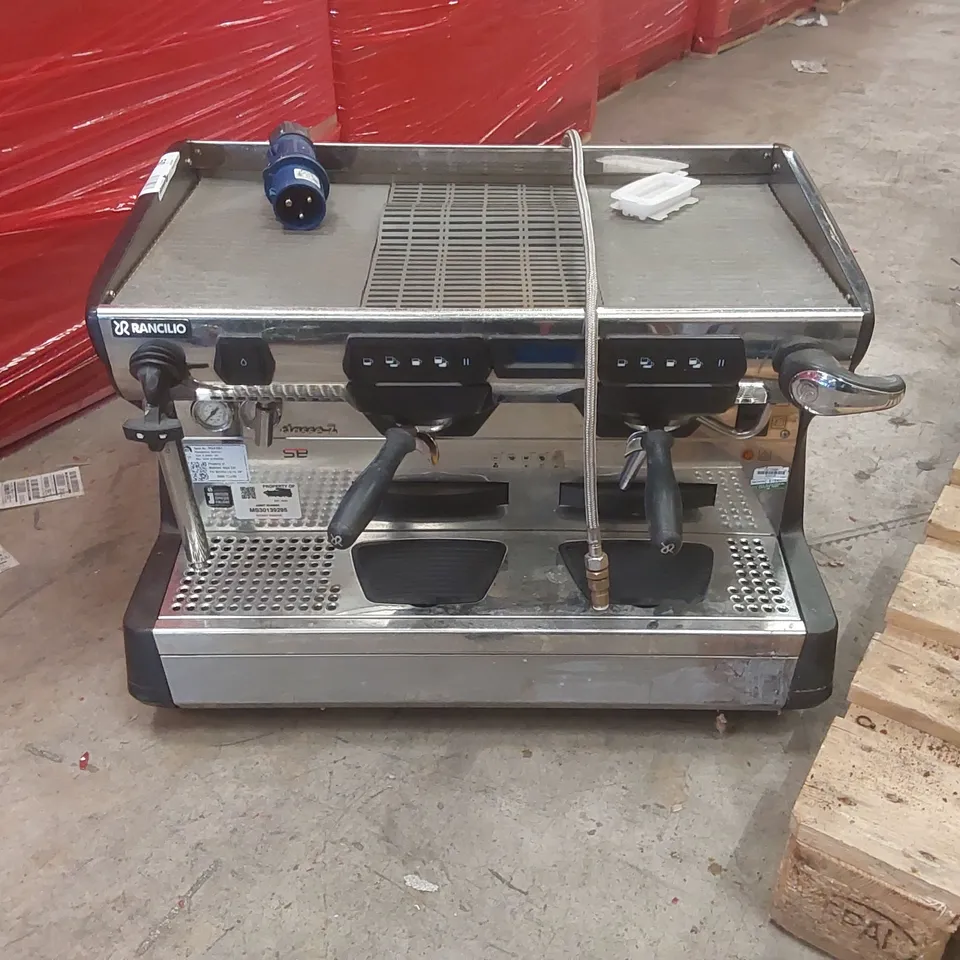 RANCILIO CLASSE 7 2 GROUP COMMERCIAL COFFEE MACHINE WITH ISTEAM