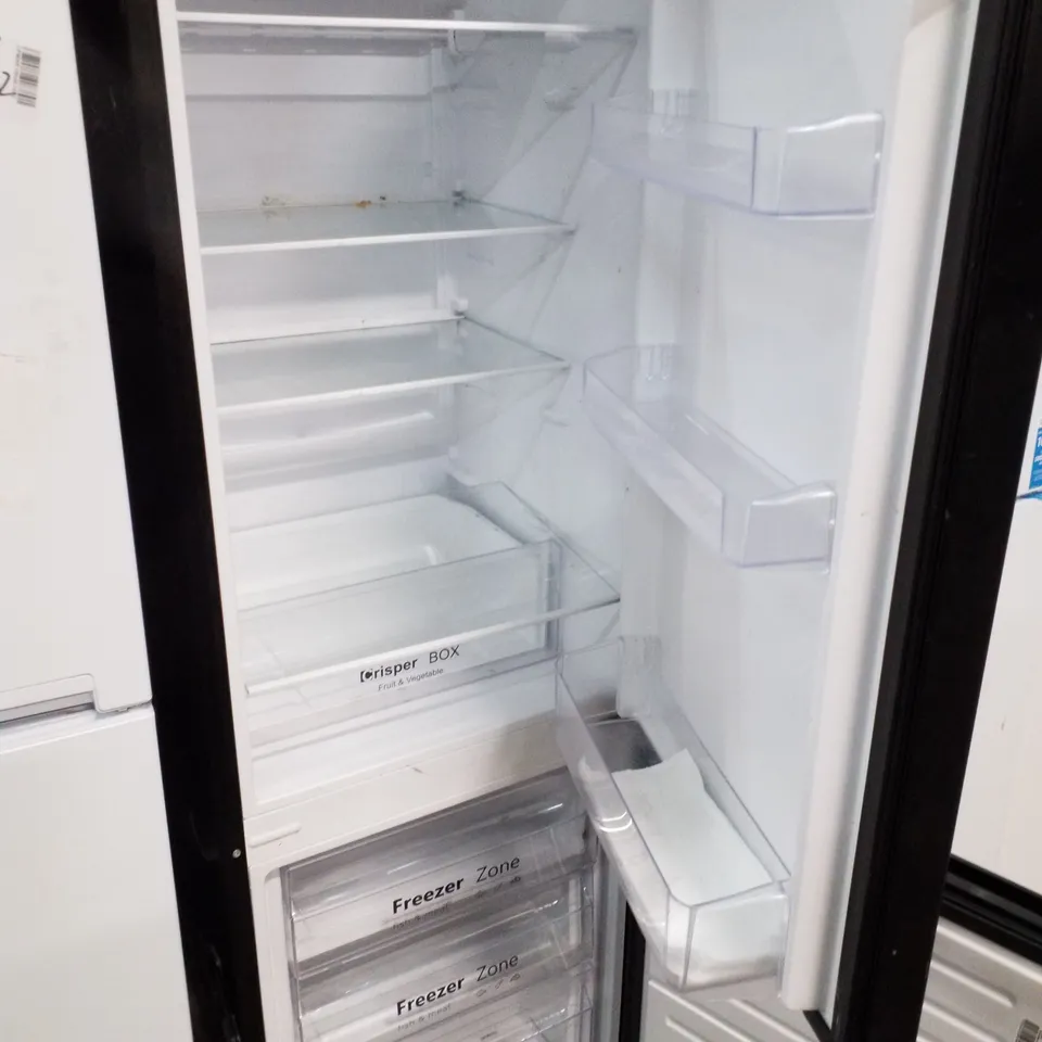 RUSSELL HOBBS FREESTANDING FRIDGE FREEZER BLACK - UNPROCESSED RAW RETURN