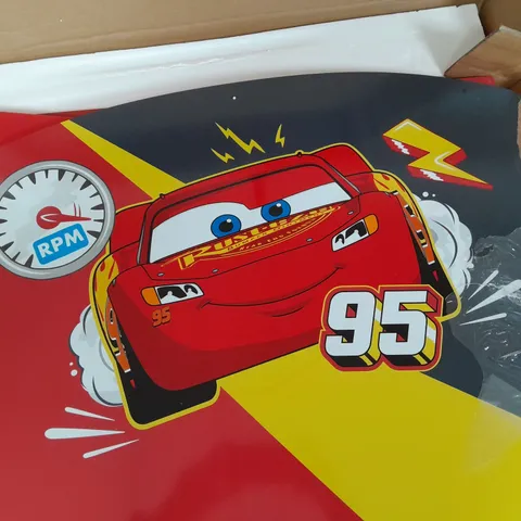 BOXED DISNEY PIXAR LIGHTENING MCQUEEN TODDLER BED - COLLECTION ONLY 