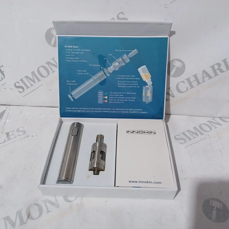 BOXED INNOKIN ENDURA T18E COMPLETE VAPING SYSTEM