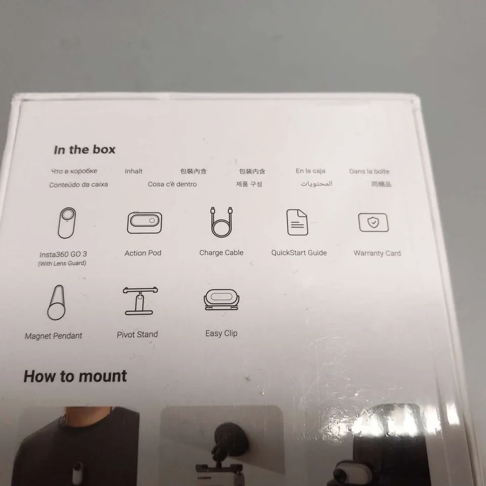 BOXED AND SEALED INSTA360 G0 3 THE TINY MIGHTY ACTION CAM 64GB