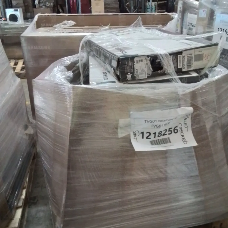 PALLET CONTAINING APPROXIMATELY 10 DAMAGED TVS