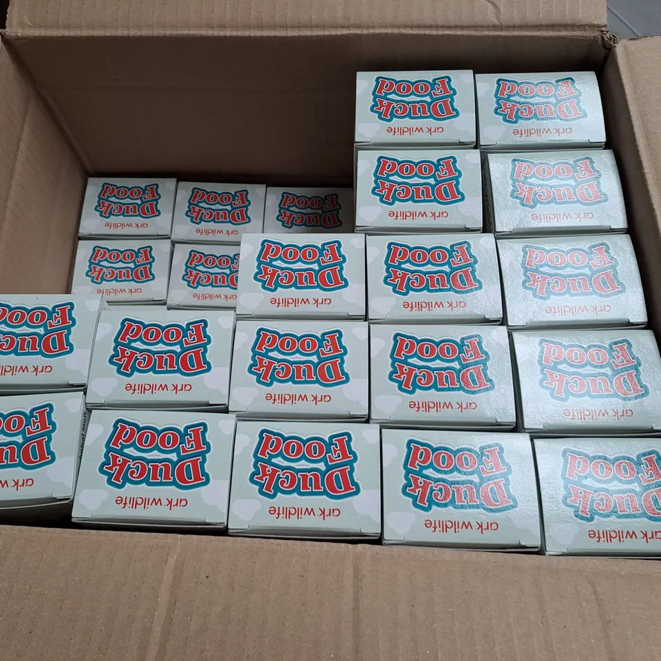 LOT OF 50 525ML BOXES OF DUCK FOOD