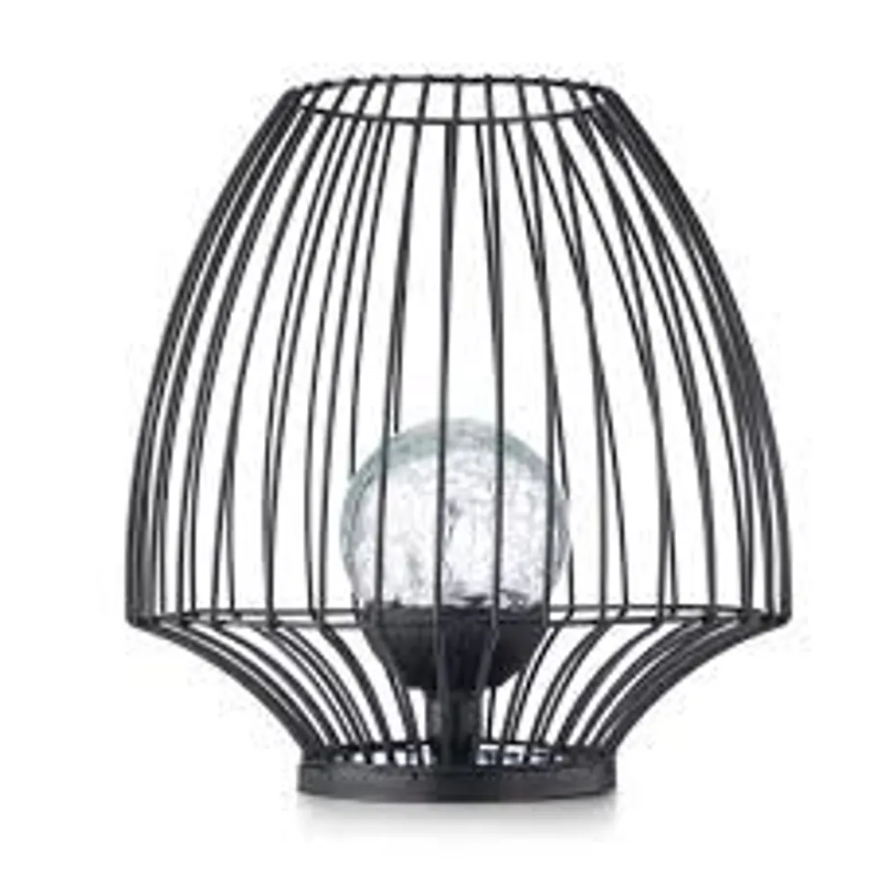 MY GARDEN STORIES 23CM BLACK WIRE GLOBE LANTERN