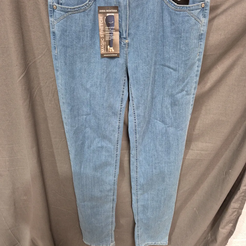 ANNA MONTANA WOMEN'S JEANS – MAGIC STRETCH,, UK 8 (EU 36), 32IN INSEAM