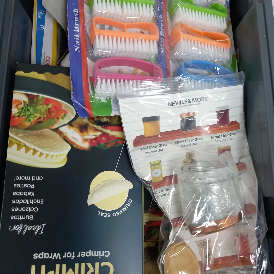 BOX OF APPROXIMATELY 10 ASSORTED ITEMS TO INCLUDE - CRIMPIT, PHOTO PAPER, SNAIL KILLER ETC