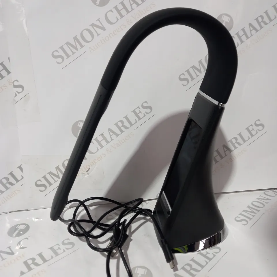 BOXED BELL & HOWELL RECHARGEABLE LED DESK LAMP WITH ALARM