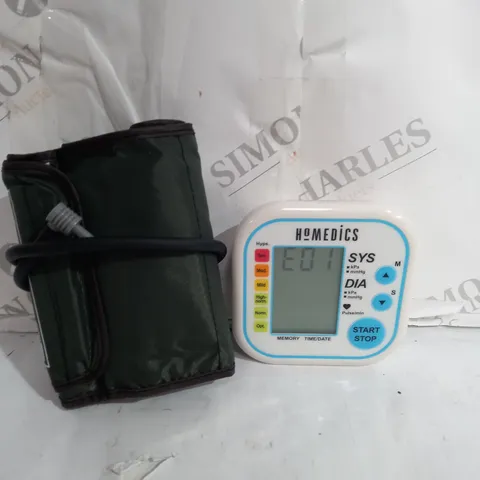 HOMEDICS BLOOD PRESSURE MONITOR