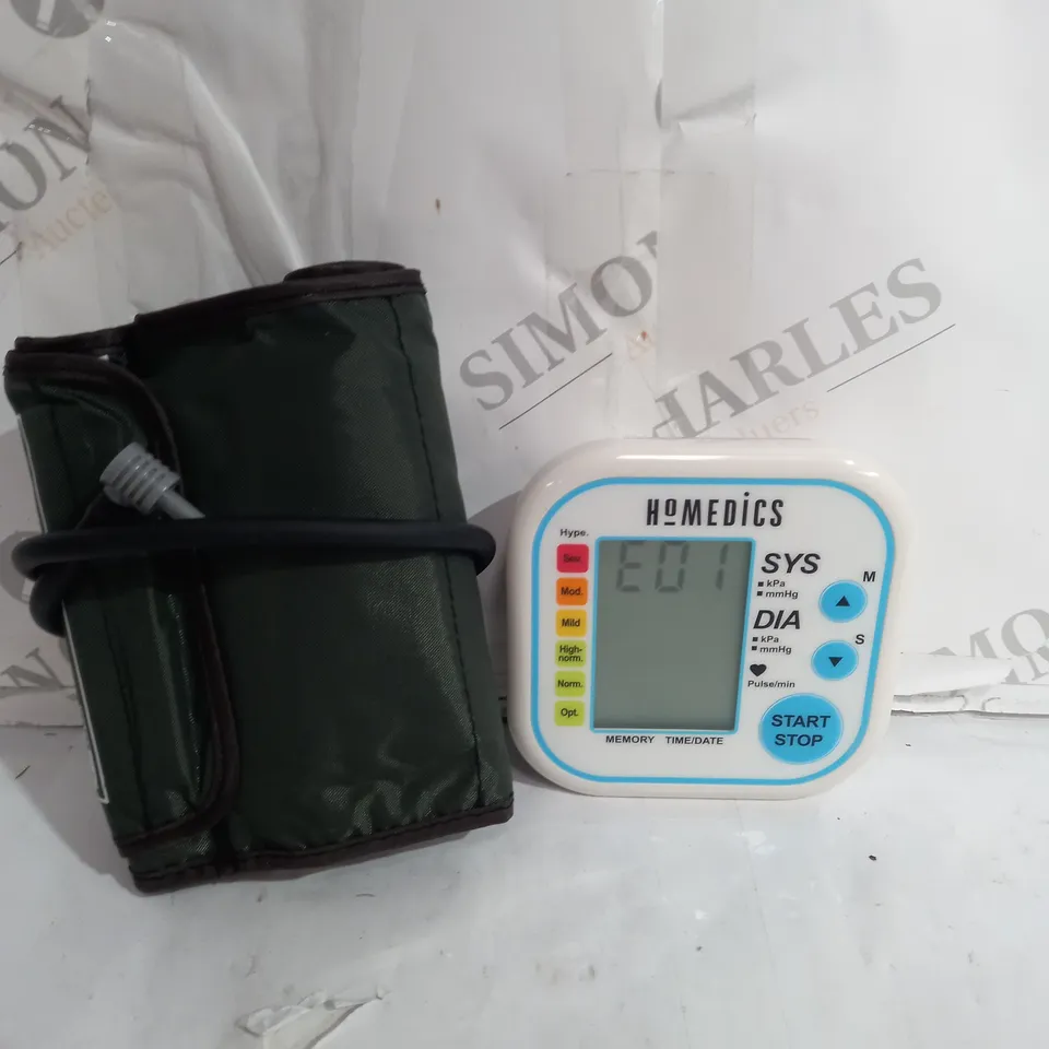 HOMEDICS BLOOD PRESSURE MONITOR 