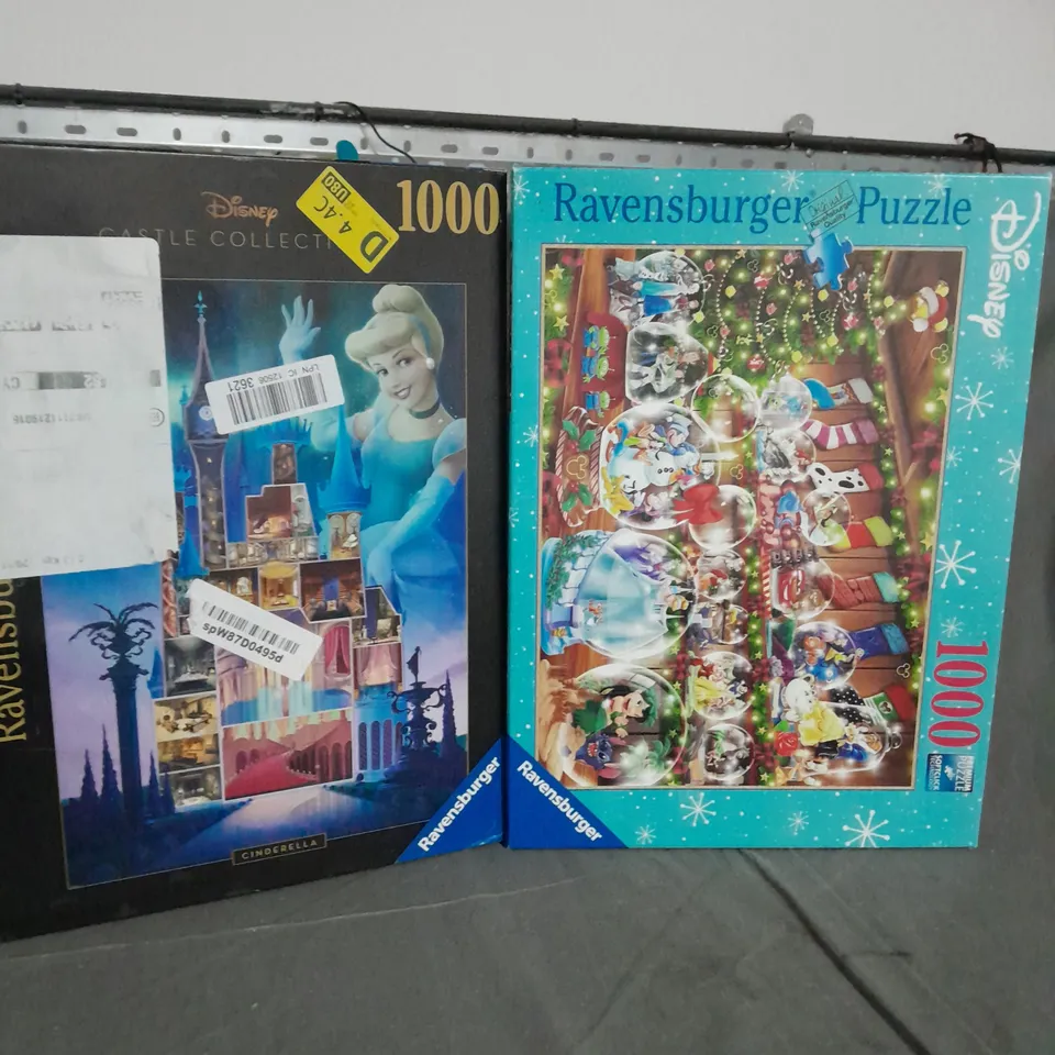 2 BOXED RAVENSBURGER 1000 PIECE PUZZLE 